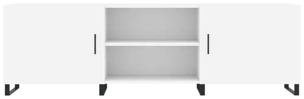 vidaXL Έπιπλο Τηλεόρασης Λευκό 150x30x50 εκ. από Επεξεργασμένο Ξύλο