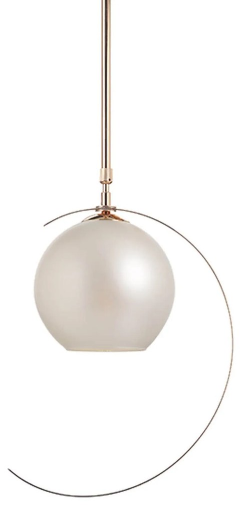 Φωτιστικό Οροφής DCR17501P Gold Metal, Glass