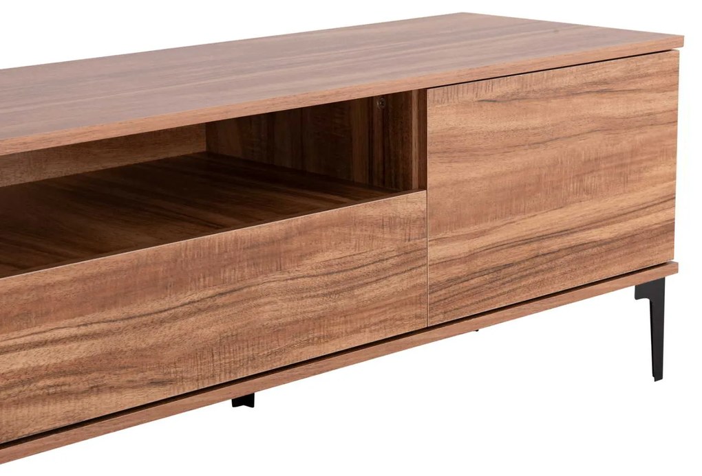 ΕΠΙΠΛΟ ΤΗΛΕΟΡΑΣΗΣ ΣΕΙΡΑ HARRY HM18008.01 ΜΕΛΑΜΙΝΗ ΦΥΣΙΚΟ ΞΥΛΟΥ-ΜΑΥΡΟ 200x40x47,5Υεκ.