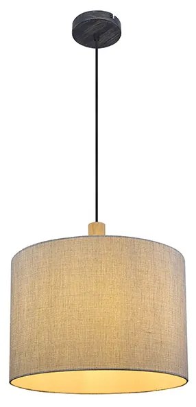 Κρεμαστό Φωτιστικό Globo Lighting Roger 15378H Μαύρο