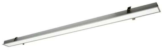 Γραμμικό Χωνευτό Trimless   L1980 3000K Ανοδ.  Station Ultra 3911-04198-3-U-N Viokef-3911-04198-3-U-N-Ασημί 3911-04198-3-U-N