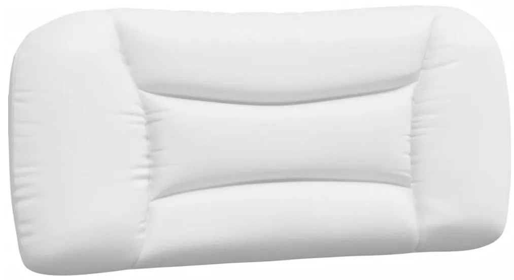 vidaXL Μαξιλάρι για Κεφαλάρι Hvar Λευκό 90 εκ. από Συνθετικό Δέρμα