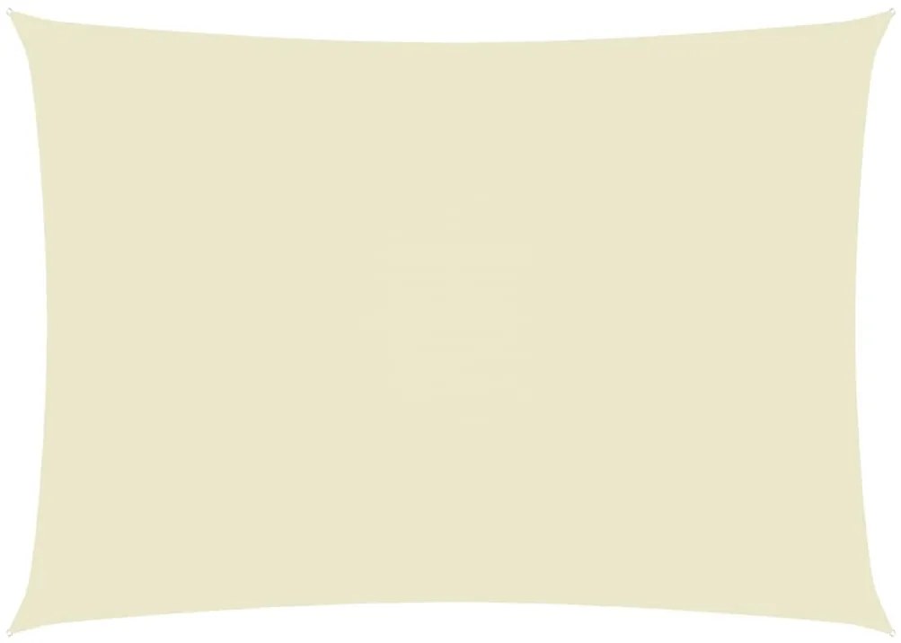Πανί Σκίασης Ορθογώνιο Κρεμ 6 x 8 μ. από Ύφασμα Oxford