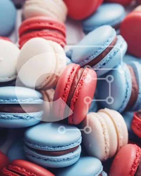 Σετ των 2 Intra Συλλεκτικό Ξύλινο Παζλ Plywood  4mm - Πολύχρωμα μακαρόν σε διάφορα σχήματα και μεγέθη Σε Ξύλινο Κουτί - Διαστάσεις: 10x10 cm – 25 κομμάτια