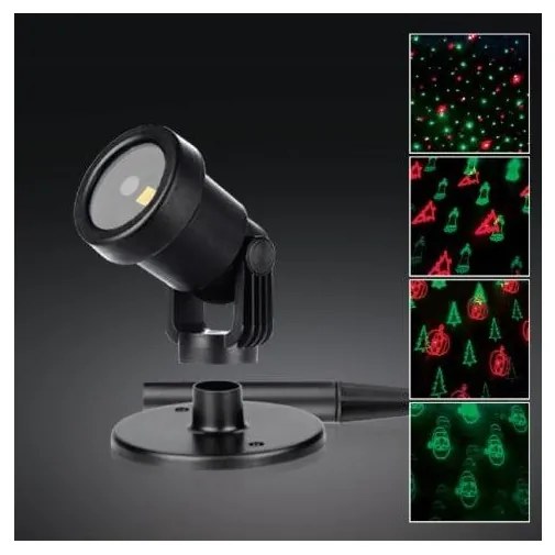 Φωτιστικό Κήπου Προτζέκτορας Laser Μαύρο ΙΡ65 Χριστουγεννιάτικο 27-00903 Panagoulas-27-00903-Μαύρο 27-00903