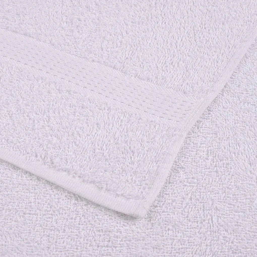 vidaXL Πετσέτες Μπάνιου FROGN 25 τεμ. Λευκό 100x150 εκ. 360 γρ./μ²