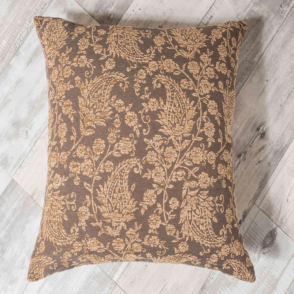 Μαξιλαροθήκη Διακοσμητική Baltimore 08 Gold Teoran 45X45 45x45cm Cotton-Acrylic