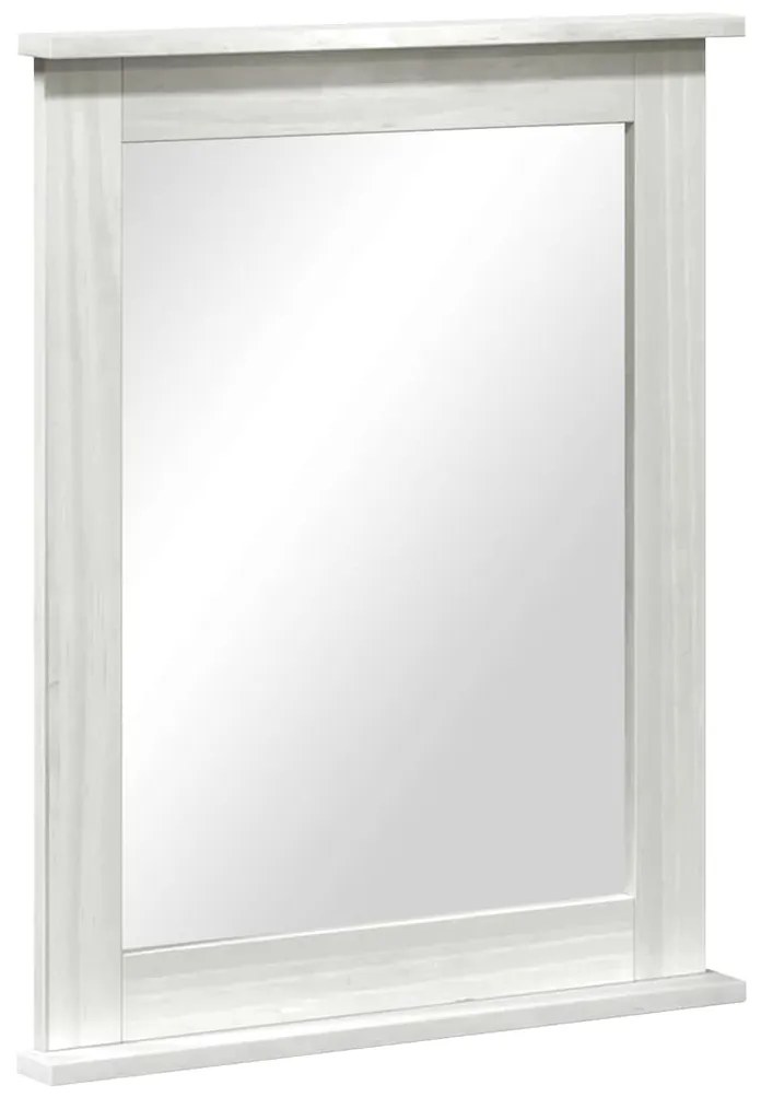 vidaXL Καθρέφτης VIGO Αντίκες Λευκό 55,5 x 5 x 70 εκ Μασίφ ξύλο πεύκου