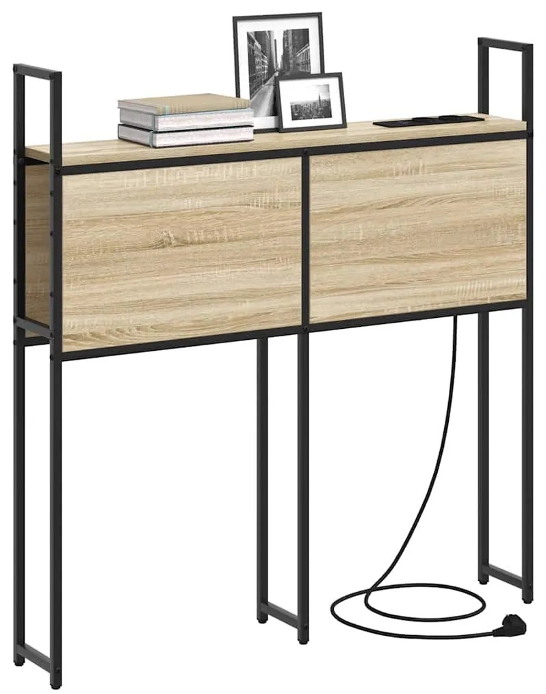 vidaXL Κεφαλάρι Αποθήκης Sonoma Δρυς 75 cm Επεξεργασμένο ξύλο