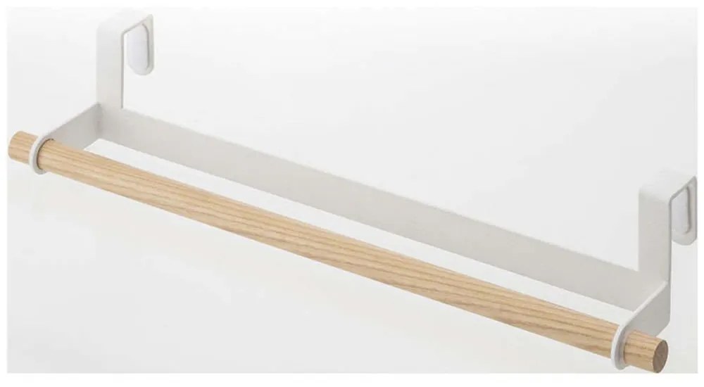 Κρεμάστρα Πετσετών LBTYMZK3153 33x7,5x6cm White-Natural Yamazaki Steel,Wood