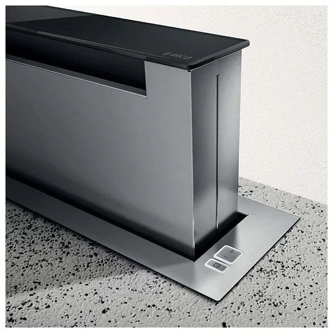 Elica Pandora IX/F/90 Απορροφητήρας Νησίδα Downdraft 90cm Μαύρος
