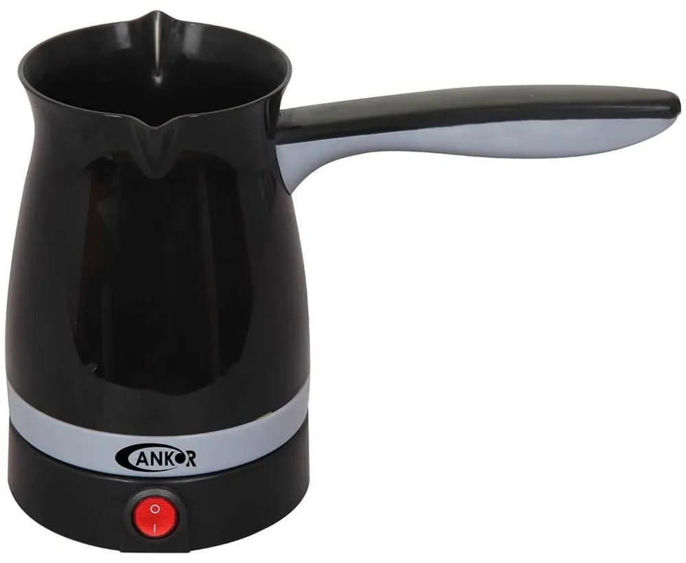 Μπρίκι Ηλεκτρικό K-800643 400ml 1000W Black-Grey Ankor Metal, Plastic