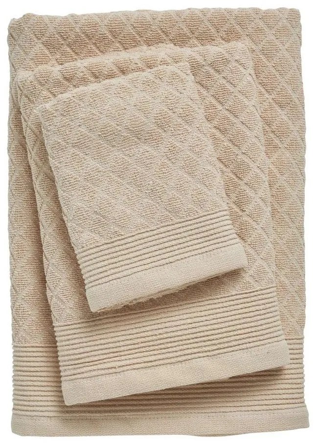 Πετσέτες Best 0683 (Σετ 3τμχ) Beige Das Home Σετ Πετσέτες 100% Cotton