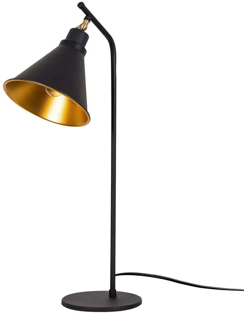 Φωτιστικό Επιτραπέζιο Sivani 527ABY2197 Φ28x50cm 1xE27 40W Black-Gold Opviq