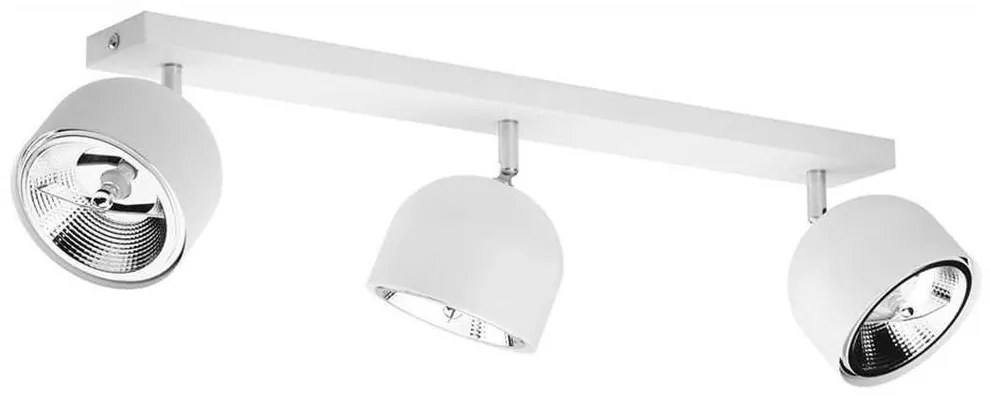 Φωτιστικό Οροφής - Σποτ Altea 6515 3xGU10 AR111 12W 72x17cm White TK Lighting