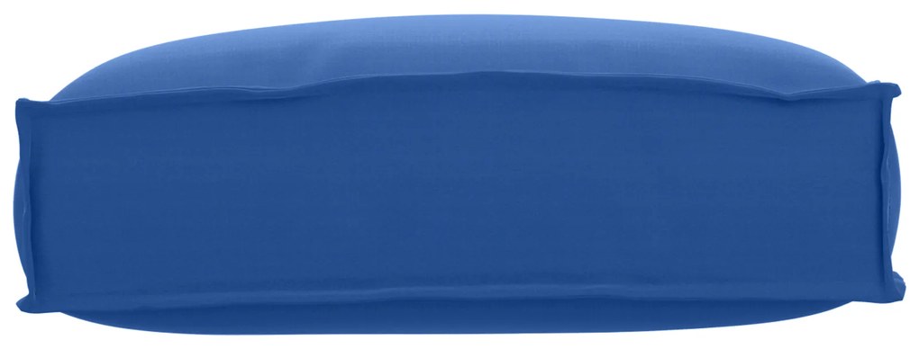 vidaXL Μαξιλάρι παλέτας για πλάτη Μπλε Ρουά 50 x 40 x 12 cm