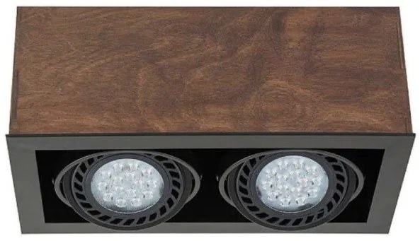 Σποτ Φωτιστικό Οροφής Ξύλο Box Es111 7650 Nowodvorski-7650-Καφέ 7650