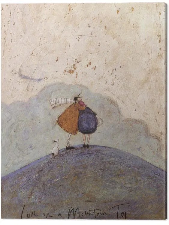 Εκτύπωση καμβά Sam Toft - Love on a Mountain Top