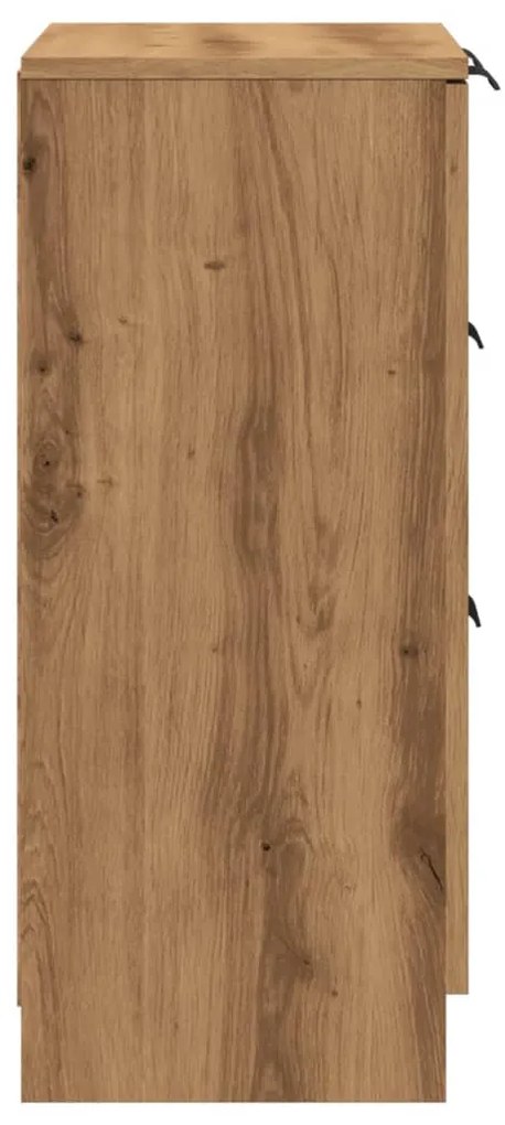 vidaXL Μπουφές Αρτισιανή Δρυς 60 x 30 x 70 εκ. από Επεξεργασμένο Ξύλο