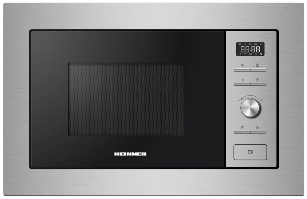 HEINNER HMW-MDBI28GDIX Εντοιχιζόμενος Φούρνος Μικροκυμάτων με Grill 28lt Inox