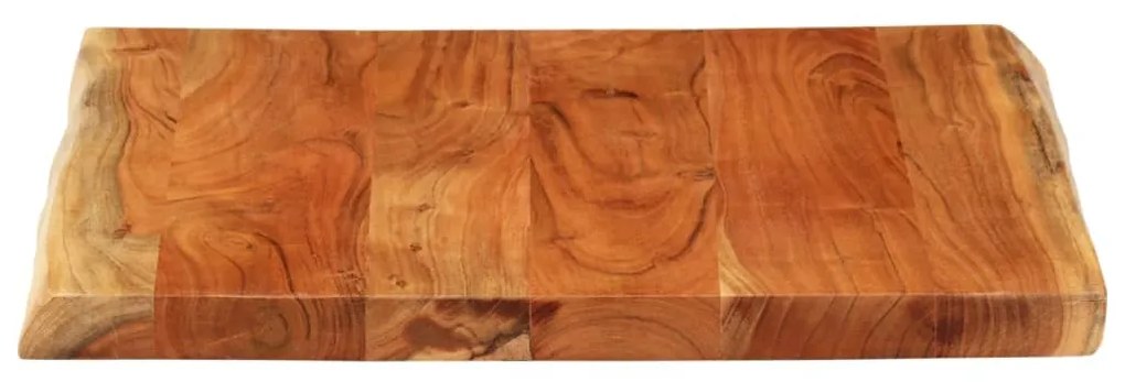 vidaXL Επιφάνεια Γραφείου Τετράγωνη 80x80x2,5 εκ. Μασίφ Ξύλο Ακακίας