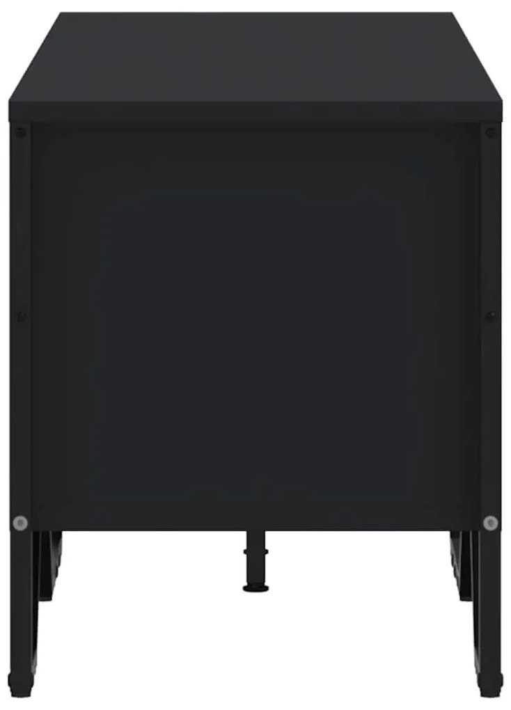 vidaXL Έπιπλο Τηλεόρασης Μαύρο 122 x 34 x 41 εκ. Επεξεργασμένο Ξύλο