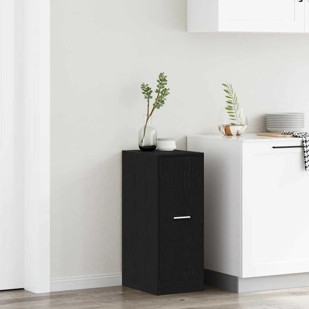 vidaXL Φαρμακοποιϊκή Ντουλάπα Μαύρη δρυς 30 x 41 x 77.5 εκ