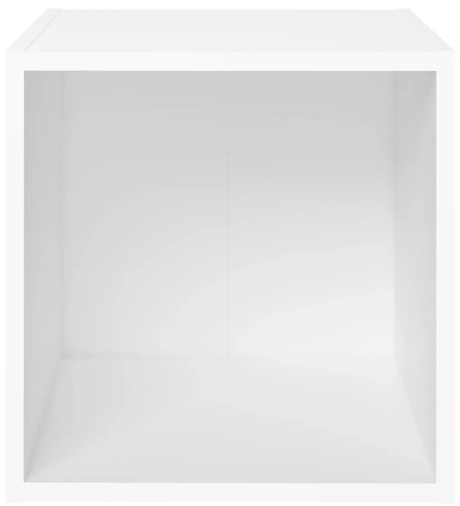 vidaXL Έπιπλο Τηλεόρασης Λευκό 37 x 35 x 37 εκ. από Μοριοσανίδα