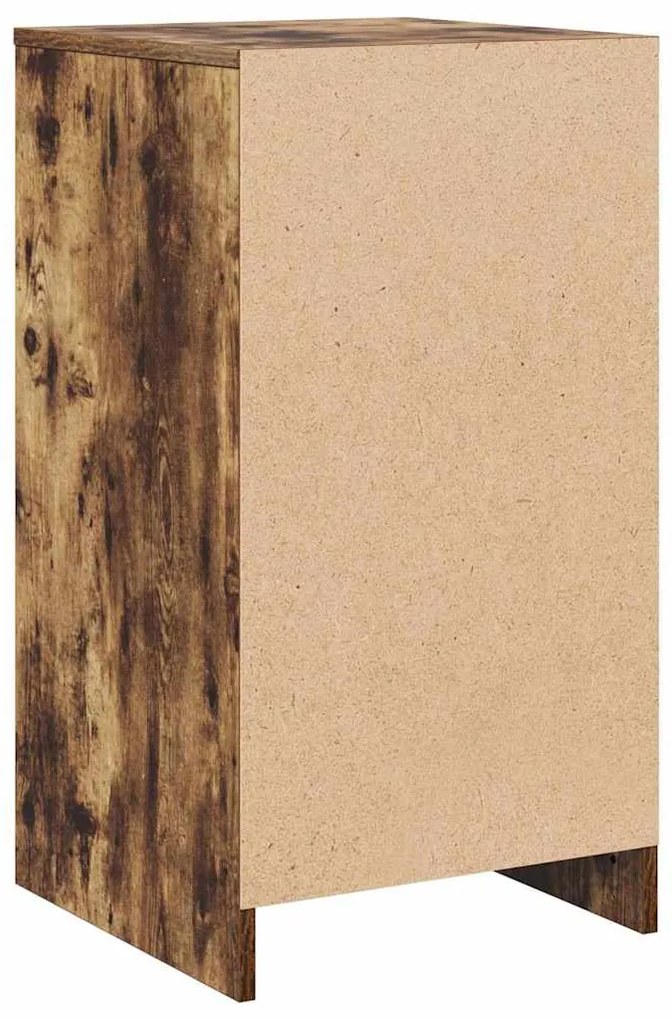 vidaXL Πλαϊνό γραφείο Καπνιστή δρυς 40 x 41 x 75 εκ Επεξεργασμένο ξύλο