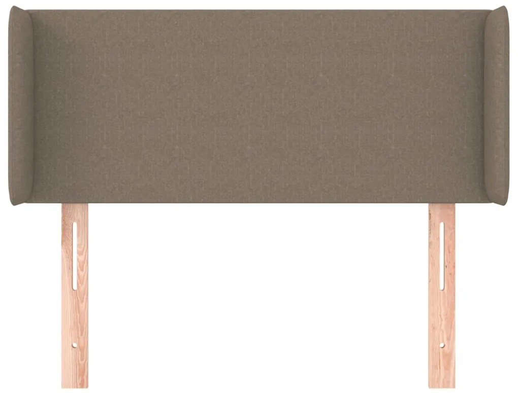 vidaXL Κεφαλάρι με Πτερύγια Taupe 93x16x78/88 εκ. Υφασμάτινο