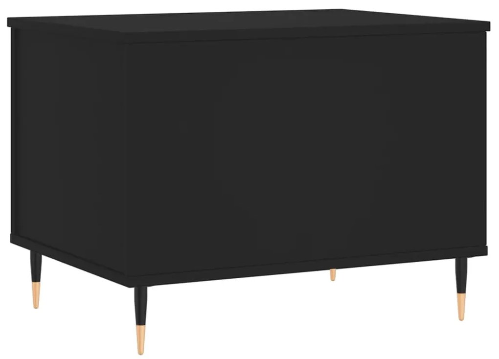 vidaXL Τραπεζάκι Σαλονιού Μαύρο 60x44,5x45 εκ. Επεξεργασμένο Ξύλο