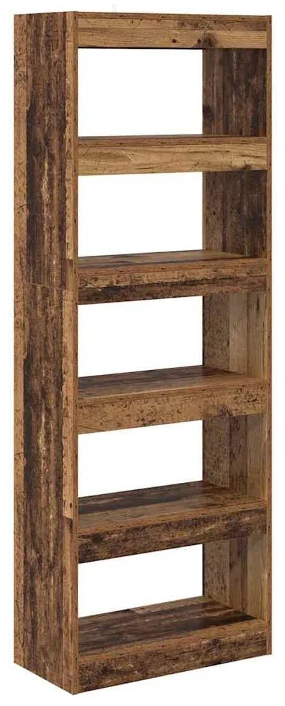 vidaXL Βιβλιοθήκη Παλαιό ξύλο 60 x 30 x 166 εκ Επεξεργασμένο ξύλο
