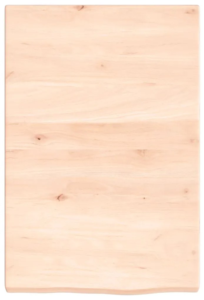 vidaXL Ράφι Τοίχου 40x60x(2-4) εκ. από Ακατέργαστο Μασίφ Ξύλο Δρυός