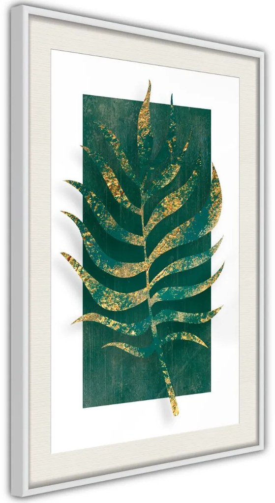 Αφίσα - Gilded Palm Leaf - 20x30 - Χρυσό - Χωρίς πασπαρτού