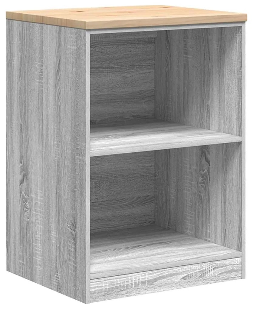 vidaXL ντουλάπι αποθήκευσης γκαράζ 60x51x85 εκ μασίφ ξύλο πεύκο