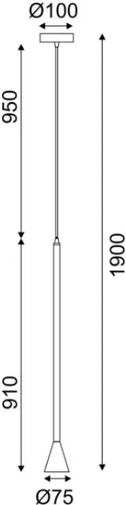 Κρεμαστό φωτιστικό οροφής Clouzot-Mauro