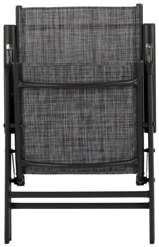 Καρέκλα - Πολυθρόνα ZURI C5700.01 Μεταλλική Πτυσσόμενη 7 Θέσεων με Textilene Γκρί 55x70x103Υ εκ. 2αδα 55x70x103 εκ.