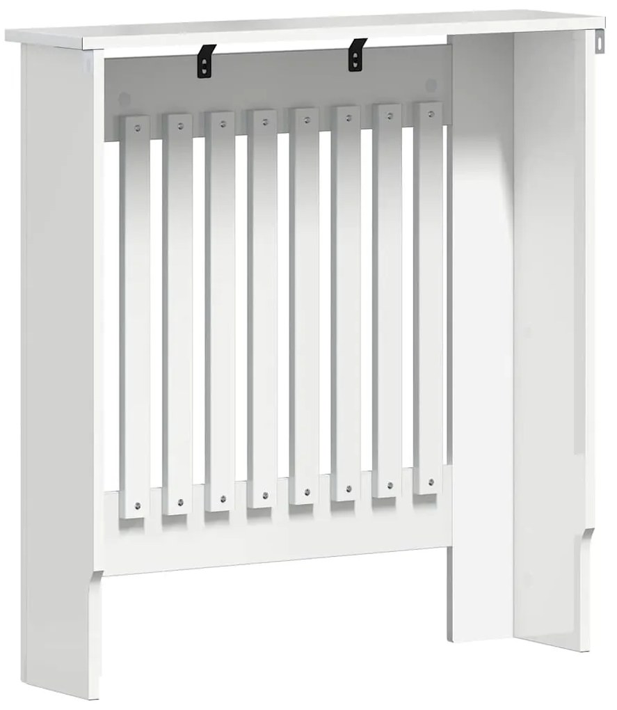 vidaXL Καπάκι Καλοριφέρ Υψηλής γυαλάδας λευκό 78 x 19 x 81,5 cm