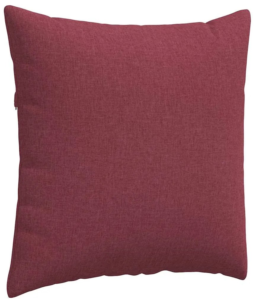 vidaXL Μαξιλάρι Καναπέ 2 pcs Κόκκινο 60 x 60 cm ύφασμα