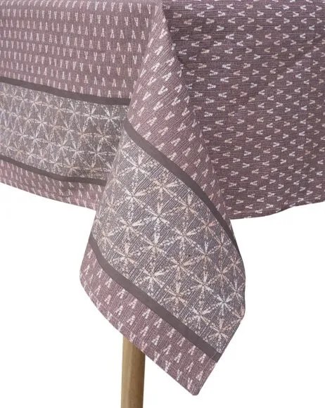 Beauty Home Τραπεζομάντηλο Cinnamon Art 8484 Εμπριμέ 140x220