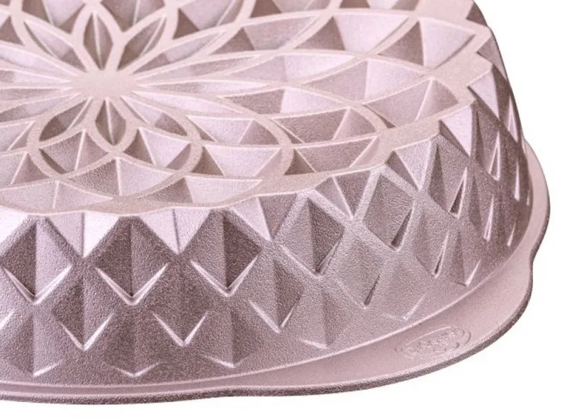 Φόρμα ψησίματος Dr.Oetker Mandala 2557, 26 cm, Στρογγυλό, Χυτό αλουμίνιο, Ροζ χρυσό