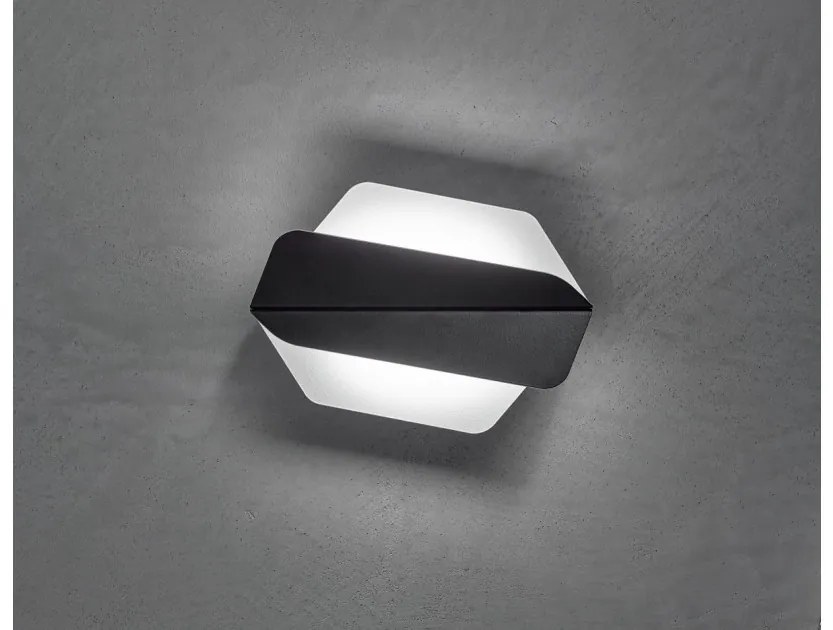 Απλίκα Φωτιστικό Τοίχου LED 8W 2700K Μέταλλο Dolomite W1 Prandina -1D03000113098-Λευκό-Χρυσό 1D03000113098