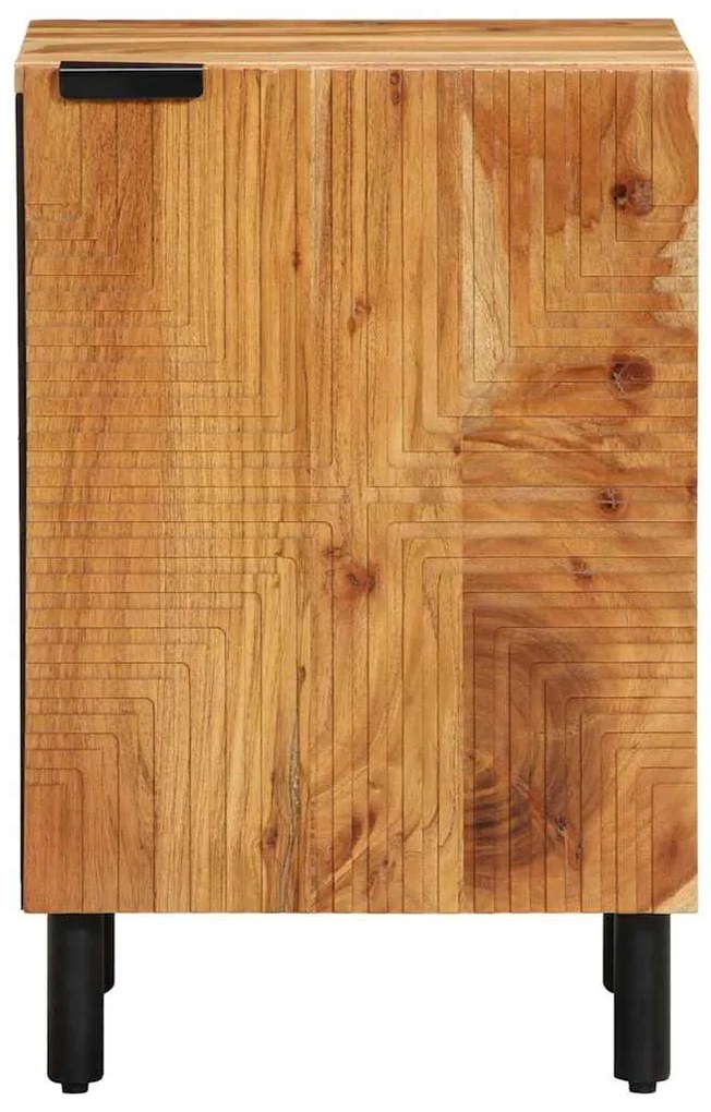 vidaXL Ντουλάπι Μπάνιου Καφέ 38 x 33.5 x 58 εκ. Μασίφ ξύλο ακακίας