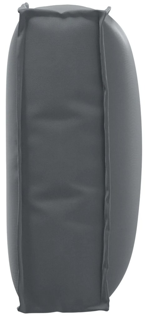vidaXL Μαξιλάρι Παλέτας για Πλάτη Ανθρακί 50x40x12 εκ. Ύφασμα Oxford