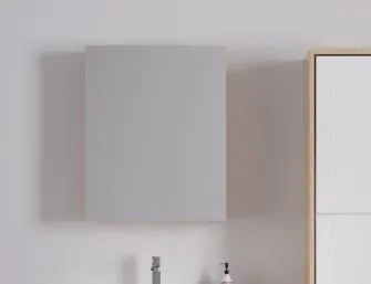 Καθρέπτης μπάνιου VERA 60 Λευκό - Sonoma 53x67 εκ. 53x8x67 εκ.
