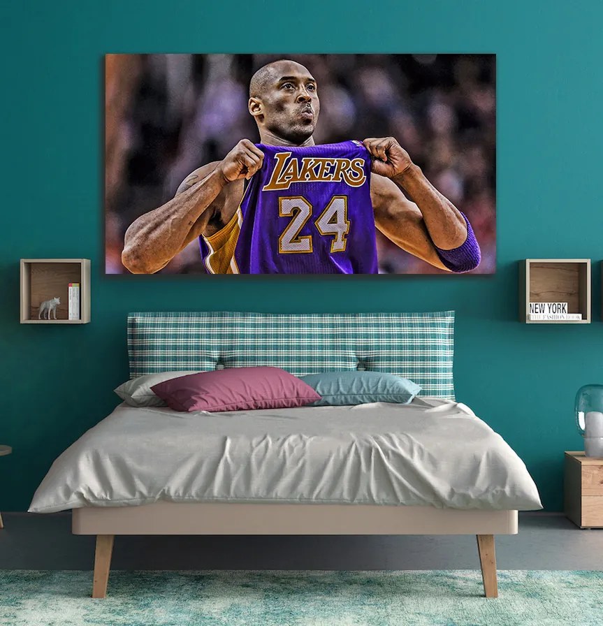 Πίνακας σε καμβά Lakers 24 Kobe KNV1084 45cm x 65cm