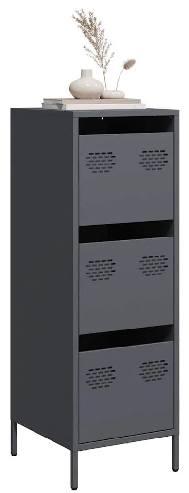 Ντουλάπι Ανθρακί 39x35x103,5 εκ. από Ατσάλι