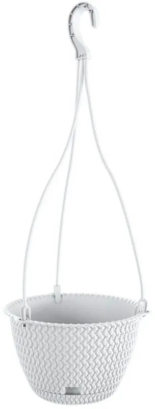 Γλάστρα Κρεμαστή (Φ27x16.6) Marhome Splofy Λευκό 09-DSPW270-S449