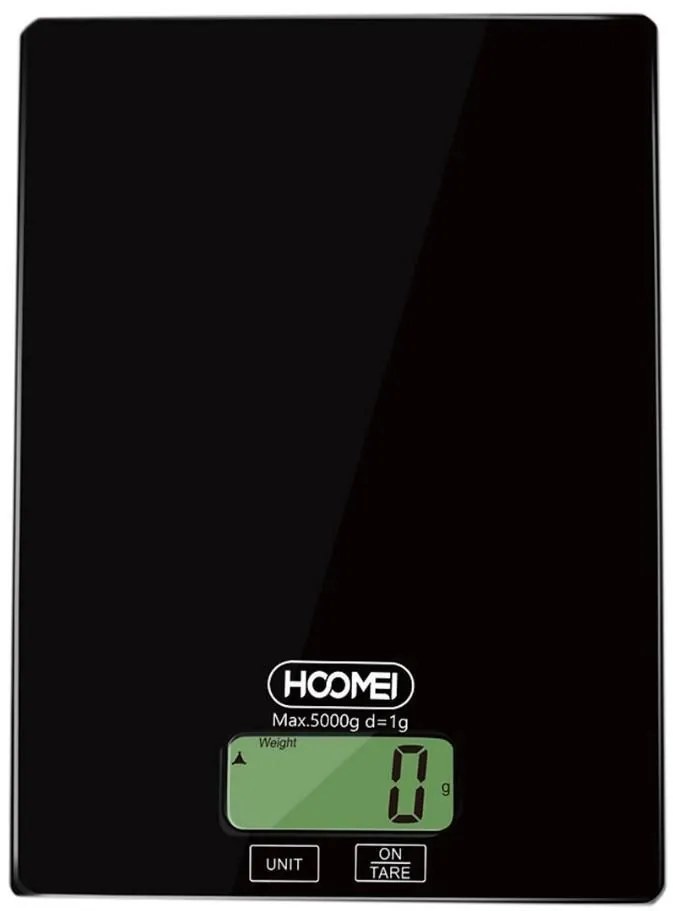 Hoomei HM-1210H Ψηφιακή Ζυγαριά Κουζίνας 1gr/5kg Μαύρη