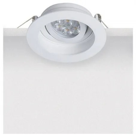 Χωνευτό Φωτιστικό Οροφής 10cm GU10 50W IP20 Zambelis-S019-Λευκό S019